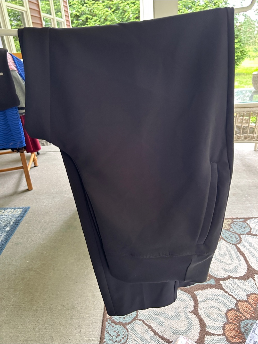 Athlete black dress slacks size 12 with pockets nwot euc